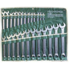 Rockforce KLUCZ PŁASKO-OCZKOWY kpl.25el. (6-32mm)