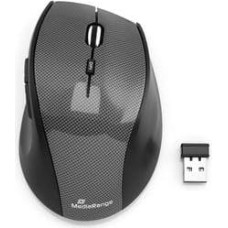 Mediarange MOUSE USB OPTICAL WRL 5-BUTTON/BLACK MROS207 MEDIARANGE