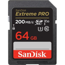 Sandisk Extreme Pro SDXC 64GB 200/90 MB/s V30 UHS-I U