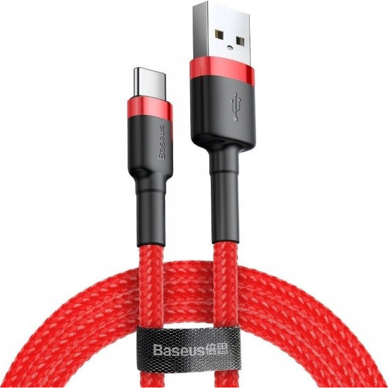 Baseus USB cable Baseus USB-A - USB-C 1 m Red (SB5710)