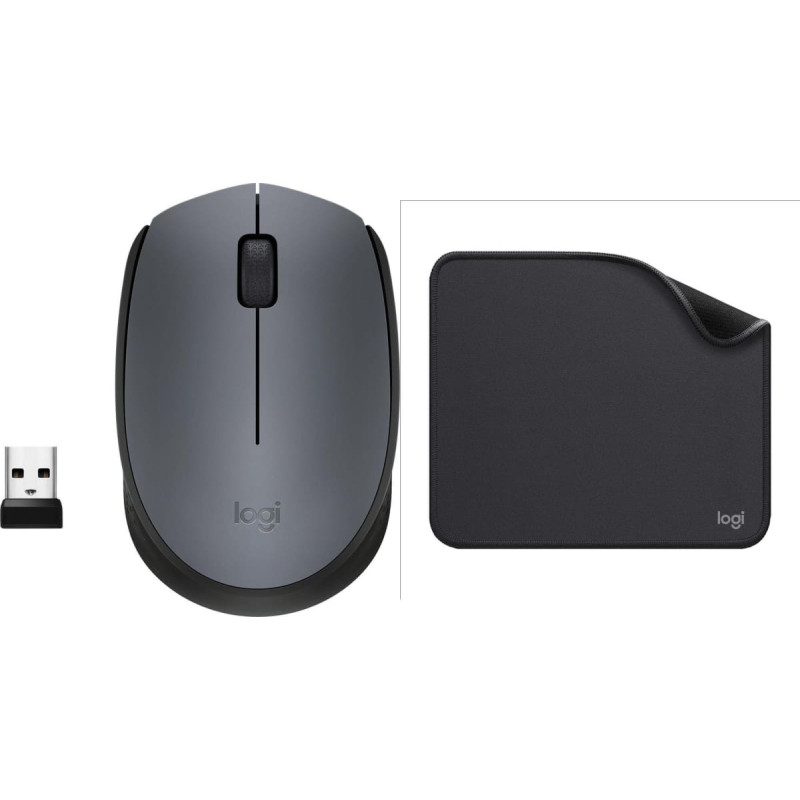 Logitech Mysz Logitech M170 (910-004642) + Studio Series - GRAPHITE (956-000049)