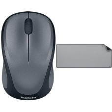 Logitech Mysz Logitech M235 (910-002201) + Studio Series - MID GREY (956-000052)
