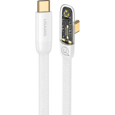Usams USB cable Usams USB-C - USB-C 1.2 m White (USA894)