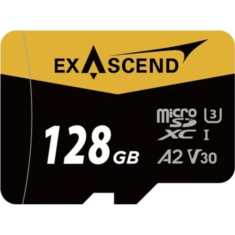 Exascend Karta ExAscend Catalyst MicroSDXC 128 GB UHS-I/U3 A2 V30 (EX128GUSDU1-AD)