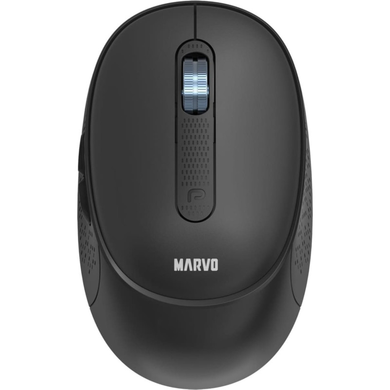 Marvo Mysz Marvo Mysz bezprzewodowa, Marvo WM111 BK, czarna, optyczna, 1600DPI