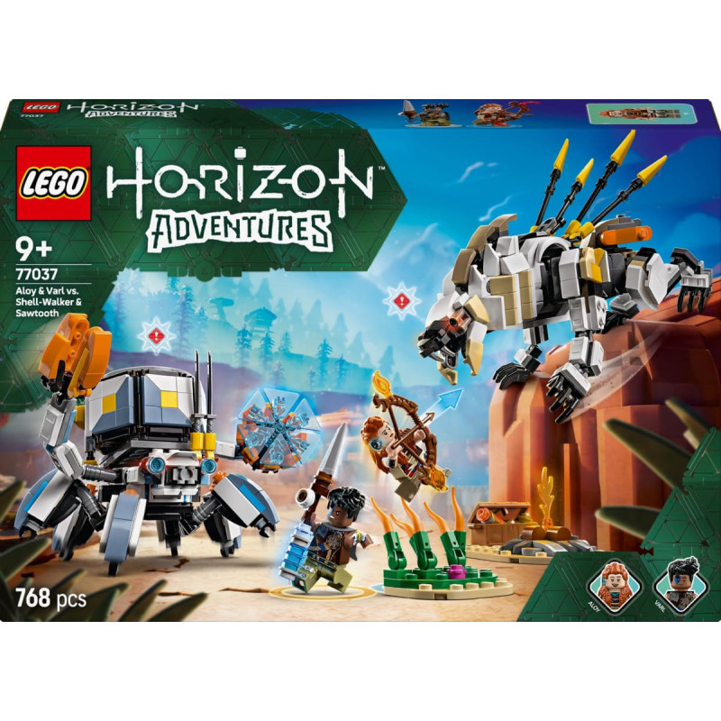 Lego 77037 Horizon Adventures Aloy and Varl vs. Armored Walker and Sawtooth, Construction Toy