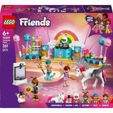 Lego 42661 Friends Unicorn and Fairy Costume Party, construction toy