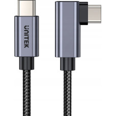 Unitek Kabel USB Unitek USB-C - USB-C 5 m Srebrny (C14123BK-5M)