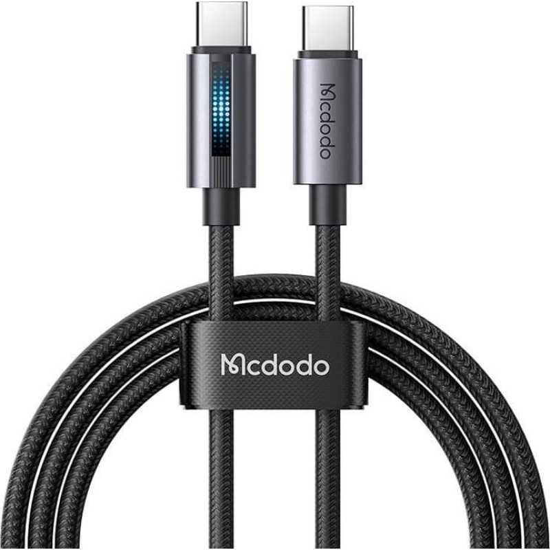 Mcdodo CA-5740 USB-C to USB-C cable, 100W 1.2m (black)