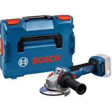 Bosch Professional Cordless Angle Grinder GWS 18V-11 Professional solo, 18 Volt blue, without battery and charger, in L-BOXX