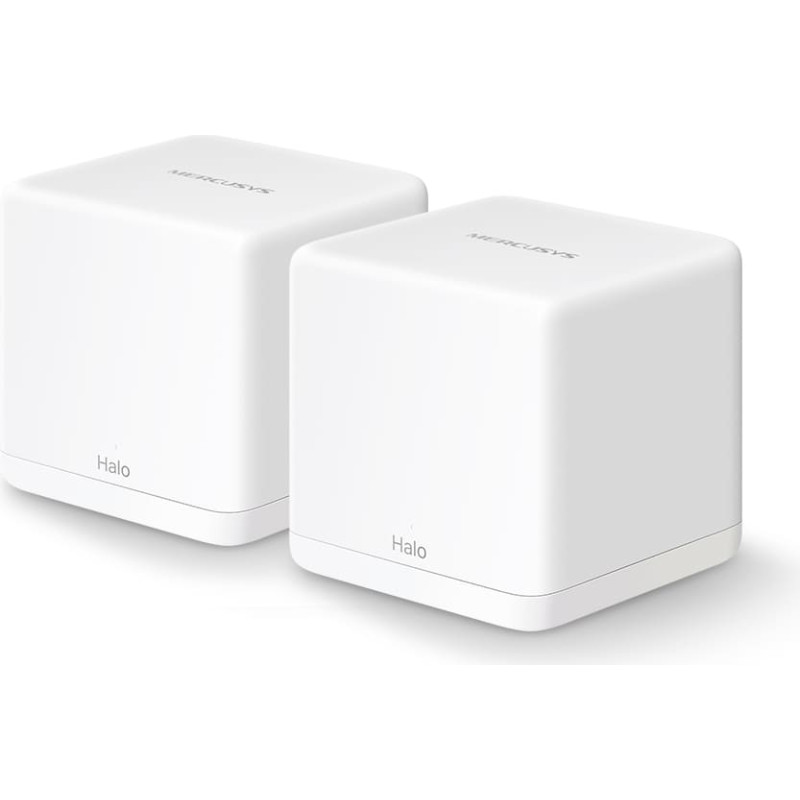 Mercusys AC1300 Whole Home Mesh Wi-Fi System | Halo H30G (2-Pack) | 802.11ac | 400+867 Mbit/s | Ethernet LAN (RJ-45) ports 2 | Mesh Support Yes | MU-MiMO Yes | No mobile broadband