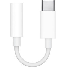 Apple USB headphone adapter, USB-C plug > 3.5mm jack socket (white, for headphones)