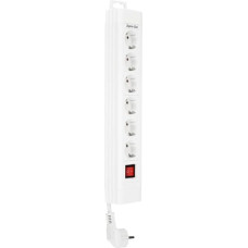 REV Outlet Strip 6-fold 2,4m Supraline w. switch white