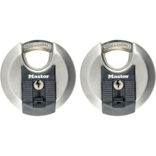 Masterlock Master Lock Padlock 2-Disc Stainless Steel (70mm) M40E