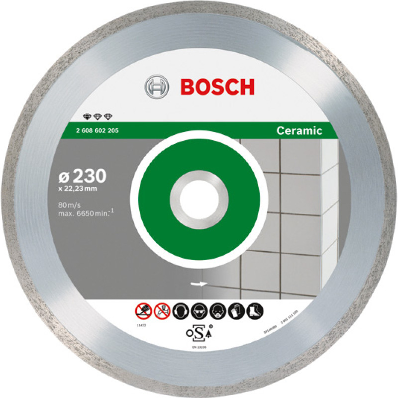 Bosch DIAMOND DISC 230X22 FULL CERAMIC
