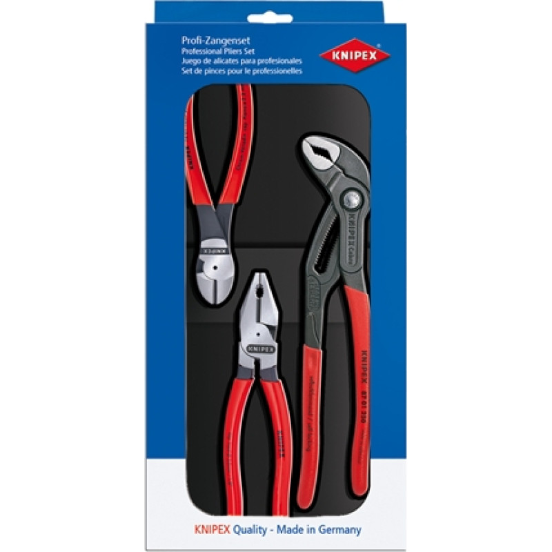 Knipex ZESTAW SZCZYPIEC 3szt.