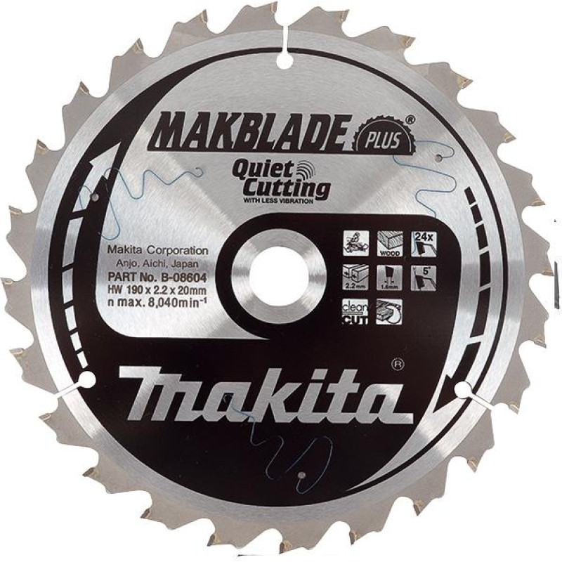 Makita PIŁA TARCZOWA DO DREWNA 255 x 30mm 32-ZĘBY >>>B-32459