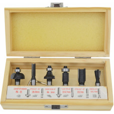 Awtools AW TCT WOOD ROUTER BIT SET 6pcs