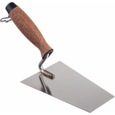 Awtools AW GROUND STEEL TRAPEZOID BUCKET TROWEL 160mm/ CORK HANDLE