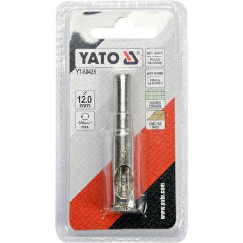 Yato KORONA Z NASYPEM DIAMENTOWYM 12mm