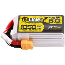 Tattu R-Line 5.0 1050mAh 22.2V 6S 150C XT60 Plug Battery