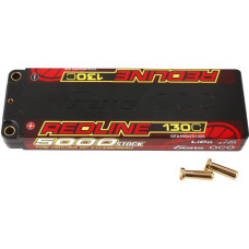 Gens Ace Redline Series 5000mAh 7.4V 130C 2S1P HardCase 56# HV Lipo Battery