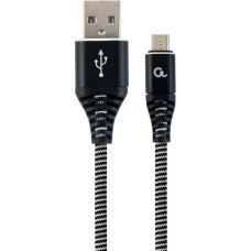 Gembird CABLE USB2 TO MICRO-USB 1M/CC-USB2B-AMMBM-1M-BW GEMBIRD