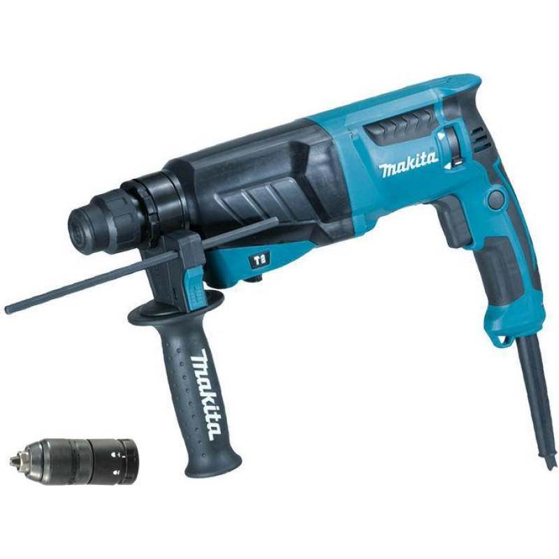 Makita MŁOTOWIERTARKA SDS-PLUS Z OPCJĄ KUCIA 800W 2,4J + DODATKOWY UCHWYT HR2630T