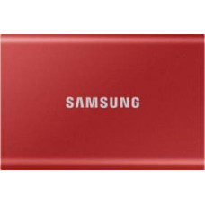 Samsung Portable SSD T7 1TB, external SSD (red, USB-C 3.2 (10 Gbit / s), external)