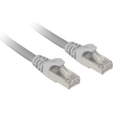 Sharkoon patch network cable SFTP, RJ-45, with Cat.7a raw cable (gray, 10 meters)