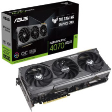 Asus Graphics Card|ASUS|NVIDIA GeForce RTX 4070 SUPER|12 GB|GDDR6X|192 bit|PCIE 4.0 16x|Triple slot Fansink|1xHDMI|3xDisplayPort|TUF-RTX4070S-O12G-GAMING