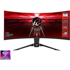 Asrock PG34WQ15R2B, gaming monitor (86 cm (34 inch), black, WQHD, AMD Free-Sync, WLAN, 165Hz panel)