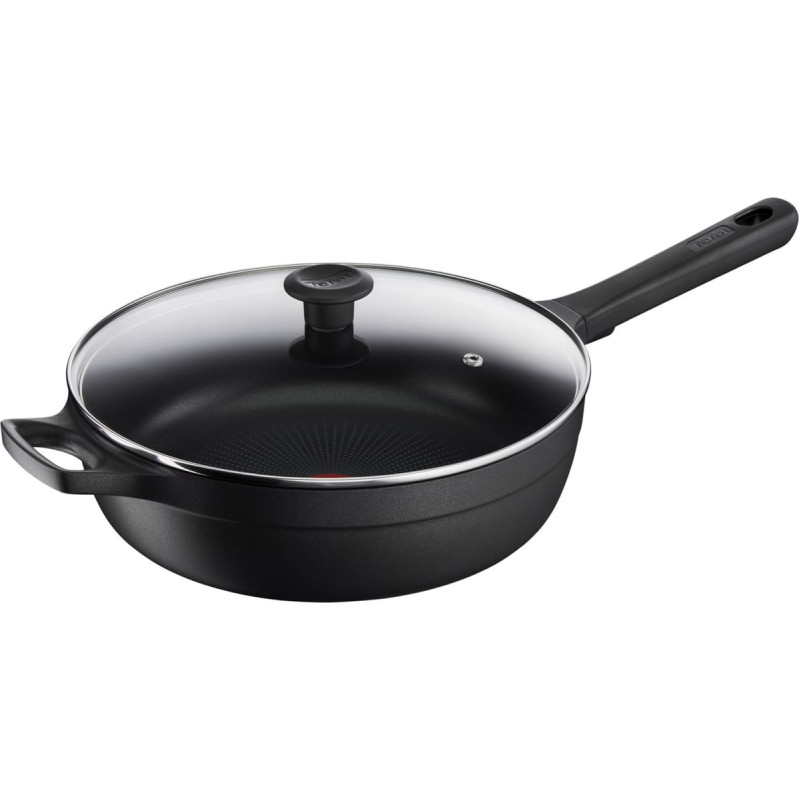Tefal saut&eacute; pan Trattoria Pro, 28cm (black, with glass lid)