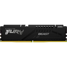 Kingston FURY DDR5 - 8GB - 6000 - CL - 30, Single RAM (black, KF560C30BB-8, FURY Beast, INTEL XMP)