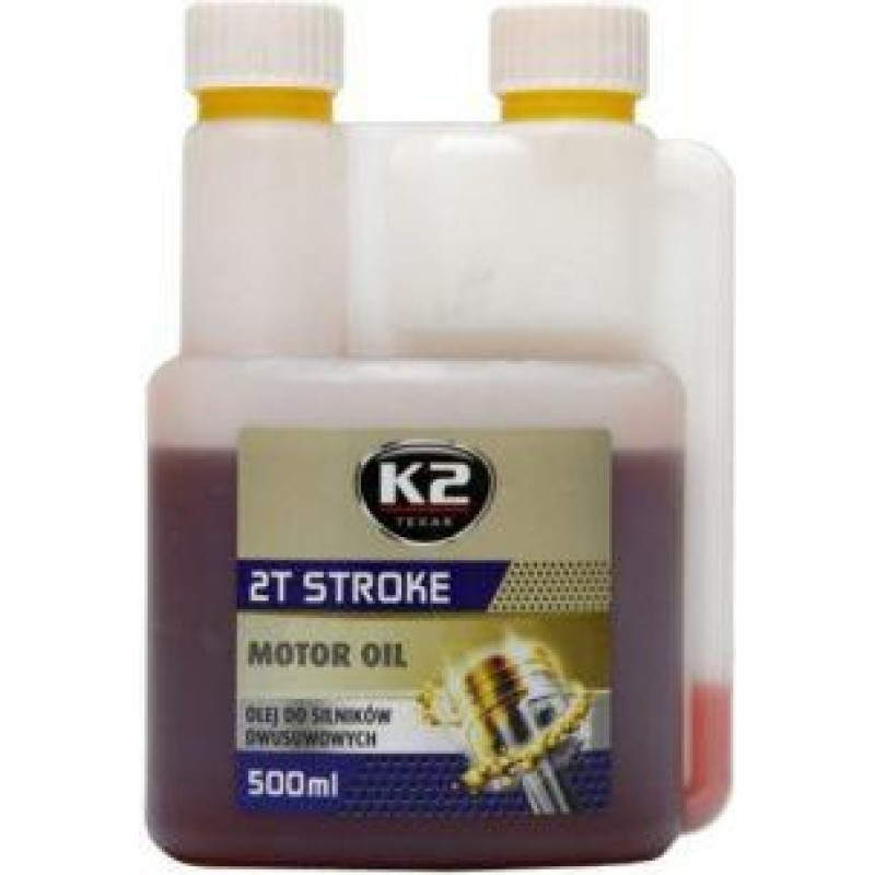 K2 OLEJ 2T STROKE OIL 500ML CZERWONY
