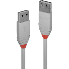 Lindy CABLE USB2 TYPE A 3M/ANTHRA 36714 LINDY