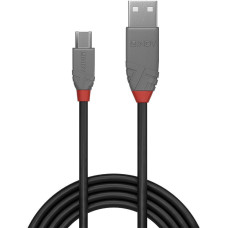 Lindy CABLE USB2 A TO MICRO-B 3M/ANTHRA 36734 LINDY