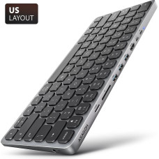 Axagon KEYBOARD + I/O HUB 9IN1/0.6M HMC-KB-US AXAGON