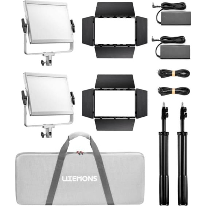 Godox Litemons LP600R 2x Kit LED Panel Licht RGB