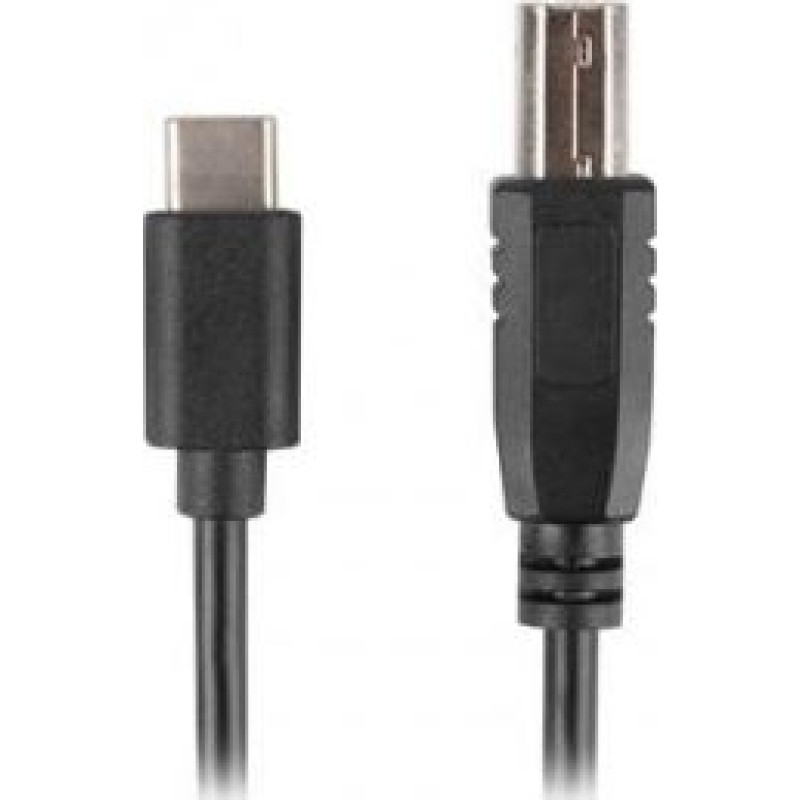 Lanberg USB cable Lanberg USB-C - USB-B 1.8 m Black (CA-USBA-14CC-0018-BK)