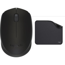 Logitech Mysz Logitech M171 czarny (910-004424) + Studio Series - GRAPHITE (956-000049)