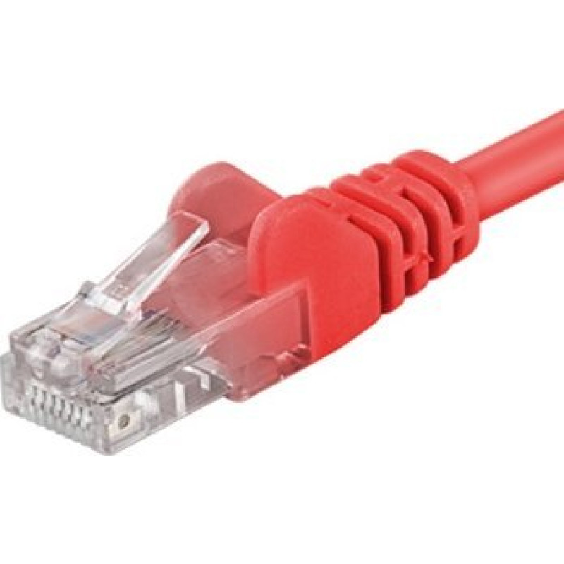 Premiumcord PREMIUMCORD Patch cable UTP RJ45-RJ45 CAT5e 2m červen&aacute;