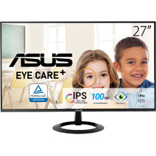 Asus VZ27EHF, LED monitor - 27 - black, HDMI, Adaptive Sync, IPS, 100Hz panel