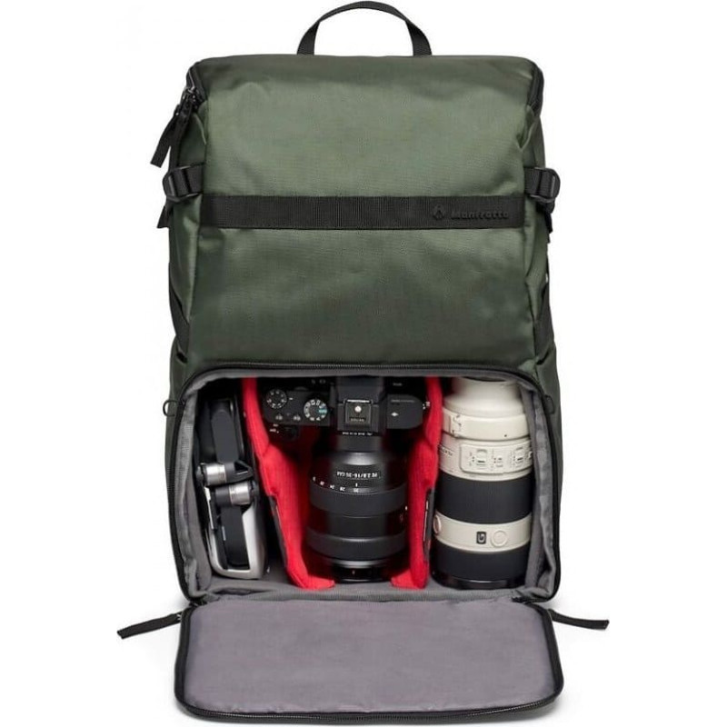 Manfrotto Plecak Manfrotto Manfrotto MB MS2-BP, Backpack, Universal, Shoulder strap, Notebook compartment, Olive
