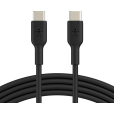 Belkin USB-C/USB-C Cable 1m PVC, black CAB003bt1MBK