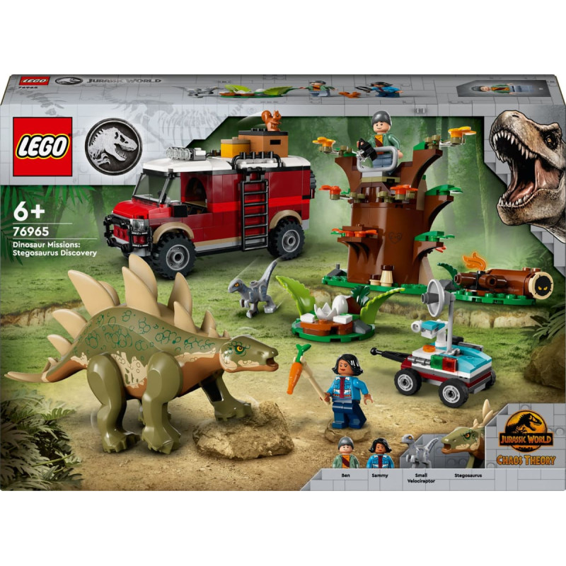 Lego 76965 Jurassic World Dinosaur Missions: Stegosaurus Discovery, construction toy