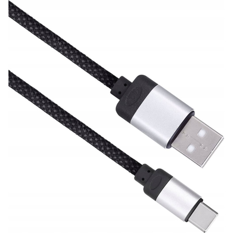 Solight magnetick&yacute; USB-C kabel, USB 2.0 A konektor - USB-C konektor, 1m