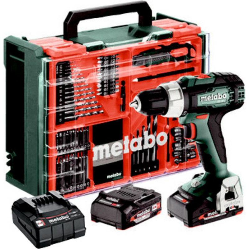 Metabo WKRĘTARKA BS 18 L 60/26Nm 2x2,0Ah + 74 ACC WALIZKA