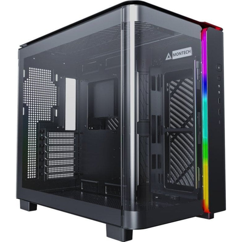 Montech KING 95, Tower Case (Black, Tempered Glass x 2)
