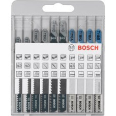 Bosch 10 pcs. Jigsaw Blad Kit basic for Metal and Wood